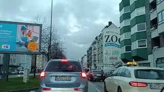 Германия пробки в городе 2 Deutschland Stau. Wuppertal