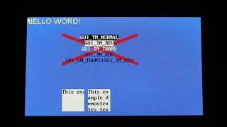 001 Hello World!! emWin STemWin STM32F7 STM32 STM32Cube