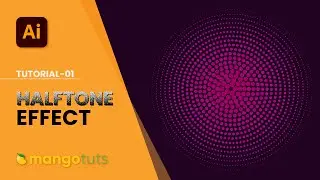 How to Create Halftone Effect Easily Using Blend Tool in Adobe Illustrator| Just 2 Minutes