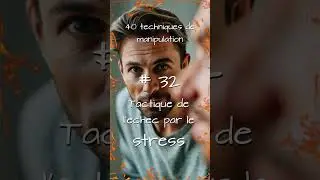 Tactique de l'échec par le stress 😠#manipulation #pn