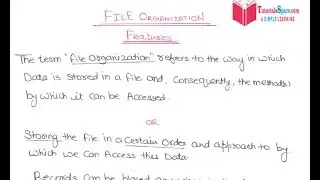 04- What Is File Organization In DBMS In HINDI | What Is File Organisation In DBMS In HINDI