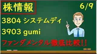 システムディ(3804)・gumi(3903)って今から買ってもいい！？すべて解説します(^^)✨