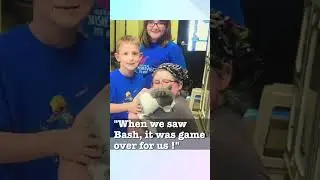 A match made in heaven, for a cat and a child who both needed the help!