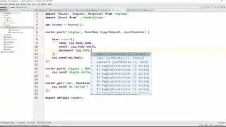 8   User Mongoose Model and Signup Route