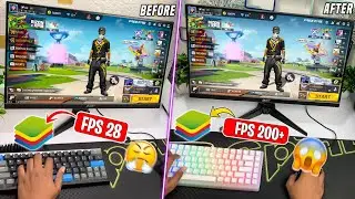 2025 new low-end Gaming PC High FPS Optimization for Free Fire BlueStacks 5 | Full PC Optimization