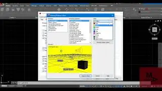 AutoCAD Tutorial 4 : How to change the background color on AutoCAD