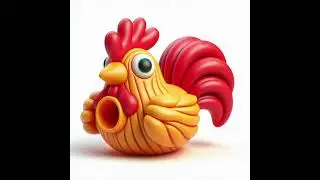 If squeaky toys lasted for as long as rooster crows 😂