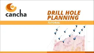 Drill hole planning in Cancha geometallurgical software
