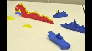 Kaiju Monster Serpent Godzilla Clay Animation