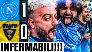 🔥INFERMABILI!!! NAPOLI 1-0 LECCE | LIVE REACTION NAPOLETANI AL MARADONA HD