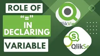 Role of Equal to While Declaring Variable in Qlik 