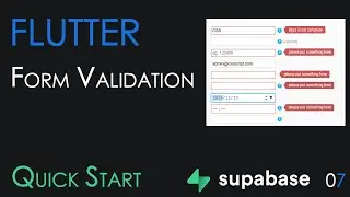 S07: Flutter - Form Validation 4K