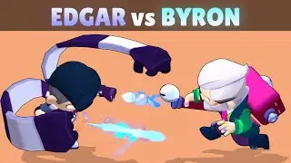 EDGAR vs BYRON | 23 Tests | Best NEW Brawler in Brawl Stars!
