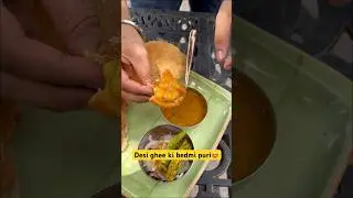 Delhi ki best bedmi puri  #puri #bedmi #delhi #viral