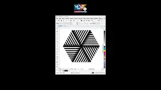 Learn hexagonal logo design CorelDraw Tutorials 