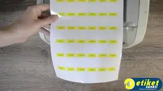 Etiket Sanatı Kablo Etiketi 17S-13B Cable Tag Label Kablo Etiketleme