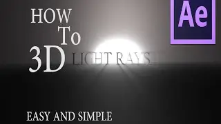 Adobe After Effects Tutorial 3D Light Rays Erstellen