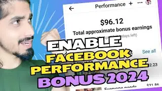 Facebook Performance Bonus Enable Kaise Kare 2024 | How To Enable Facebook Performance Bonus