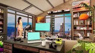 Blue Screen 3D Models Animation 506