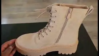 Women's Lace Up Boots(Review)