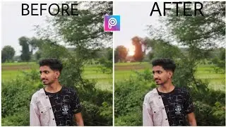 How to add lens flare in PicsArt