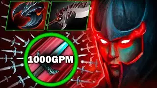 1000GPM Phantom Assassin🔥42 Kills Farming Hero in Enemy Base🔥🔥