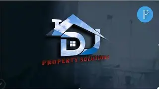 How to make 3D DJ Home logo design on your mobile phone pixellab