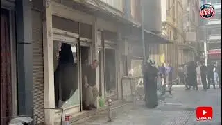 SAMSUN’DA İŞYERİNDE KORKUTAN YANGIN