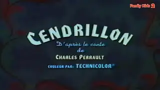 Début VHS Disney Cendrillon 1950 (1991)