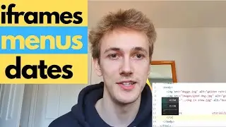 iframes, Dropdown Menus, Calendars (HTML Tutorial 5)