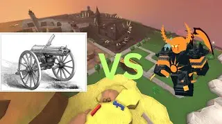 Gatling Gun gameplay on Molten.  Roblox Tower Defense Simulator