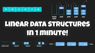 Types of Linear Data Structures in 1 Minute