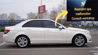 Mercedes “Restraint system malfunction” warning – Reasons