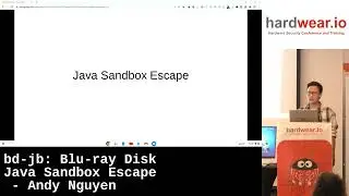 bd-jb: Blu-ray Disc Java Sandbox Escape by Andy Nguyen | hardwear.io USA 2022