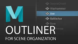 Maya Tutorial - Outliner for scene organization