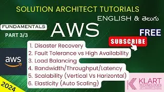 03-AWS Solution Architect Made Simple Tutorials - Disaster Recovery, Fault Tolerance, Load Balancing