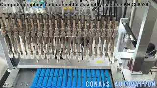 Computer graphics card connector pin insertion machine KH-C68529 pim montaj makinesi