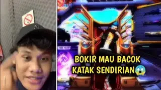 BOKIR MAU BACOK KATAK SENDIRIAN,KALO ADA CEWEK YANG MANDANG FISIK 😱