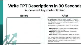 How to Write TPT Descriptions That Rank — AI Description Generator Tutorial