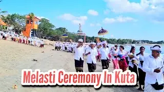 Melasti Ceremony in Kuta Part 1 | Kuta Bali | 19 March 2023