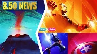 Fortnite 8.50 News: Possible Volcano Eruption, Fortnite x Avengers All Teasers, & More
