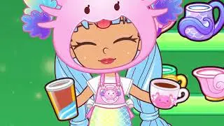 ☕Princess and Witch at the Salamander Coffee Shop! 🧙‍♀️👑