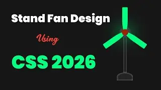 Stand Fan Using CSS Only | CSS Animation | Nizami Coding.