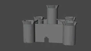Моделирую замок в Blender