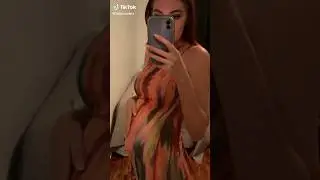 A beautiful girl ate a lot  