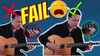 pro guitarist tries to play DJANGO SOLO with only 2 FINGERS (EPIC FAIL!!) - 1938 Night And Day solo
