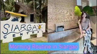 MORNING ROUTINE IN SIARGAO | POST REVIEW AND MAINTAINING DIGITAL PERM | Angelie Brows