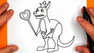COMO DIBUJAR a FAIRY URUROO | Garten of Banban 3 - paso a paso, fácil y rápido dibujo