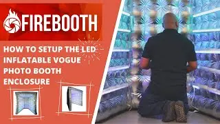 How to Setup the LED Inflatable VOGUE Photo Booth Enclosure