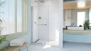 Aqua-Q Swing Shower Door | Swing Opening